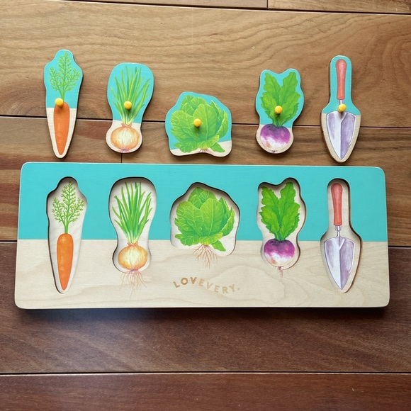 Lovevery Wooden Garden Puzzle - Picture 2 of 4